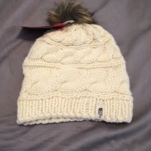 The North Face Pom beanie